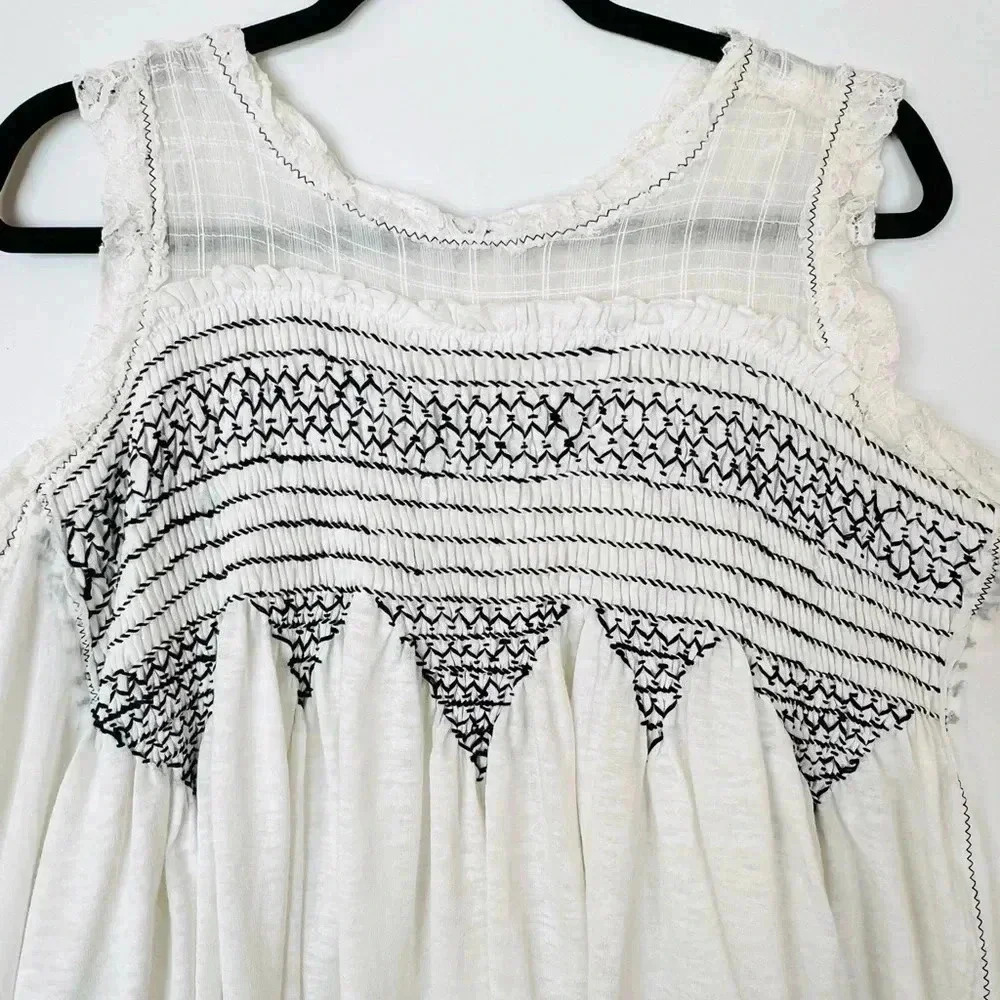 Free People Sea Breeze Flowy Tunic Top - Picture 4 of 8
